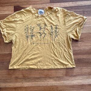 Yellow Wild Flowers Graphic Tee